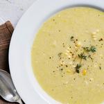 Maissuppe mit Thymian