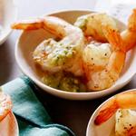 Gebackene Kreuzkümmelgarnelen mit grüner Chili-Cocktailsauce