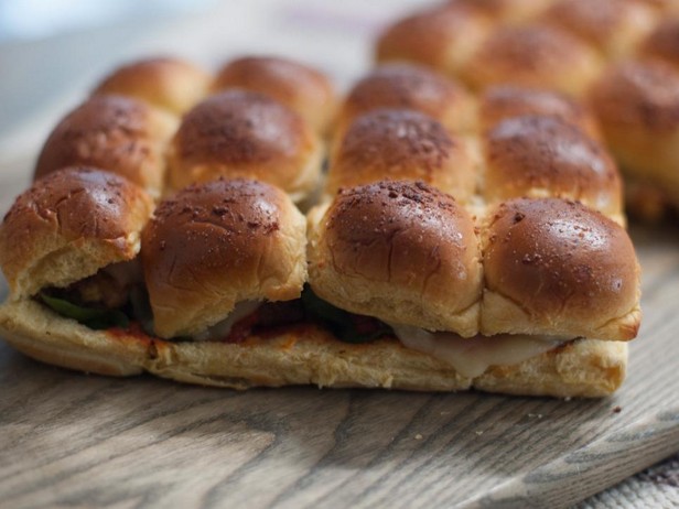 Mini-Fleischbällchen-Slider-Sandwiches