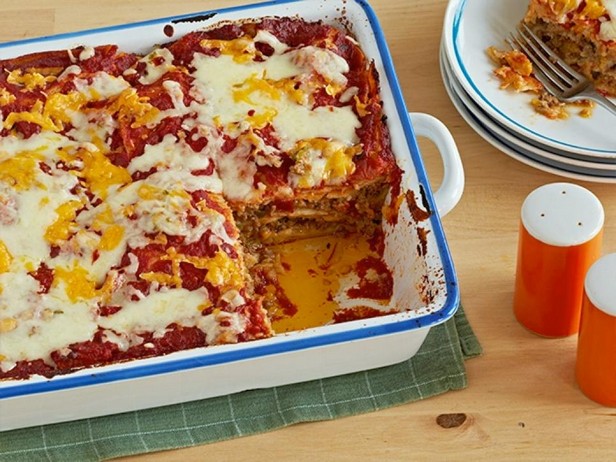 Gebackene Rindfleisch-Käse-Enchiladas