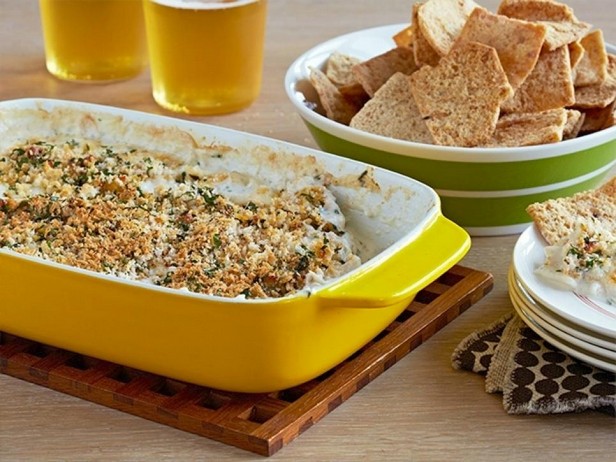 Krabben-Dip mit Ziegenkäse