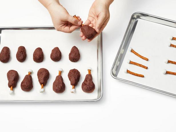 Hähnchenschenkel-Cake-Pops