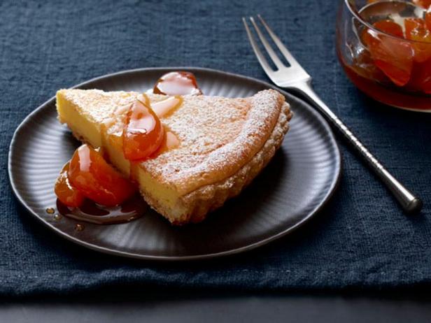 Rezept für Ziegenkäsetarte mit Honig-Aprikosen
