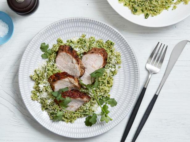 Zubereitung - Würziges Schweinefilet mit säuerlichem Quinoa