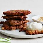 Würzige Karotten-Latkes