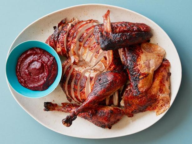 Zubereitung - Gegrillter Truthahn mit Preiselbeersauce
