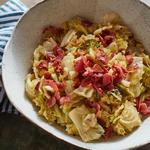 Geschmorter Kohl mit Speck