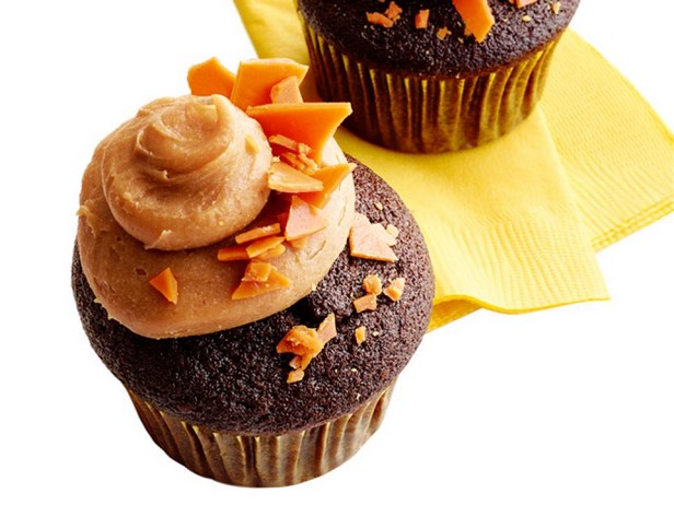 Erdnussbutter-Toffee-Cupcakes