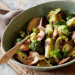 Rosenkohl mit Pilzen und Ingwer