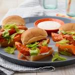 Buffalo Chicken Slider Sandwiches