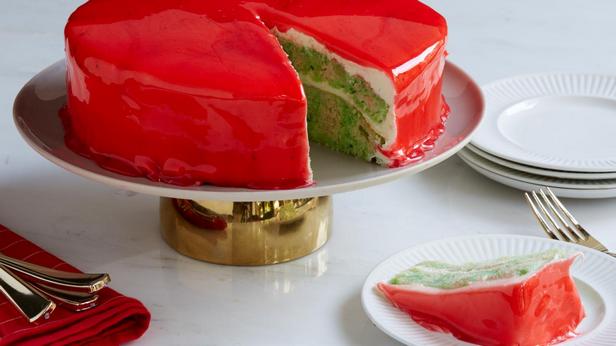 Anleitung für eine festliche Torte mit Spiegelglasur