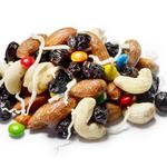 Nussmischung mit Blaubeeren