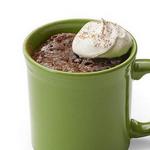 Irischer Kaffee-Brownie in einer Tasse