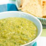 Salsa mit gerösteten Tomatillos