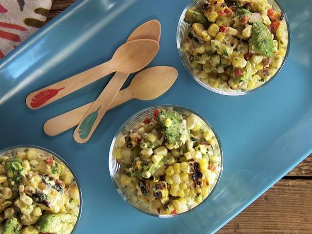 Zubereitung - Gerösteter Maissalat mit cremigem Tomatillo-Dressing