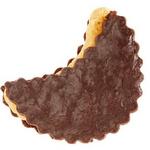 Schokoladenkekse mit Erdnussbutterfüllung