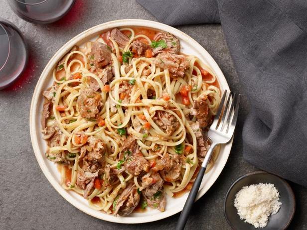 Rezept für Pasta mit Rinderrippenragout