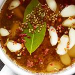 Mariniertes Gemüse mit Knoblauch