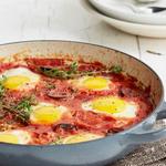 Rührei in Tomatensoße
