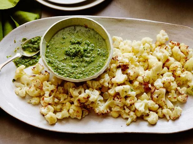 Zubereitung - Gerösteter Blumenkohl mit Kapern-Kräuter-Sauce