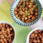 Geröstete Kichererbsen mit drei Geschmacksrichtungen