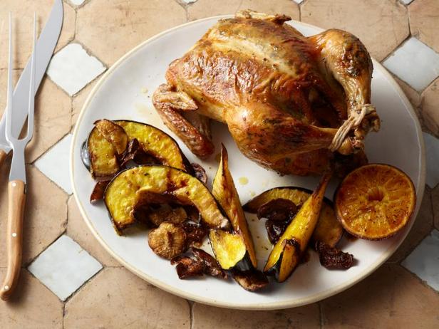Zubereitung – Ofengebackenes Hähnchen mit gebackenem Knoblauch und Orange
