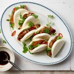 Bao-Brötchen mit Schweinebauch