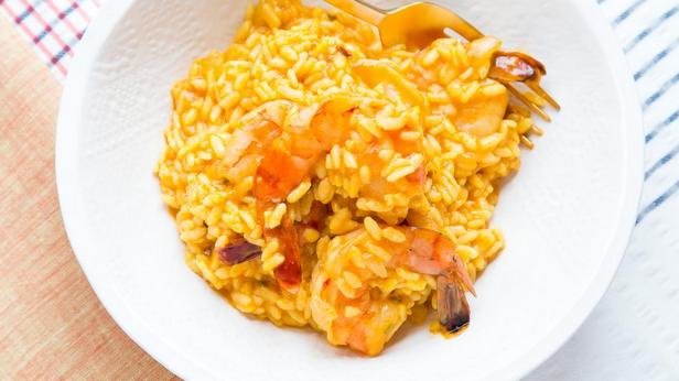 Zubereitung - Garnelen-Safran-Risotto im Schnellkochtopf