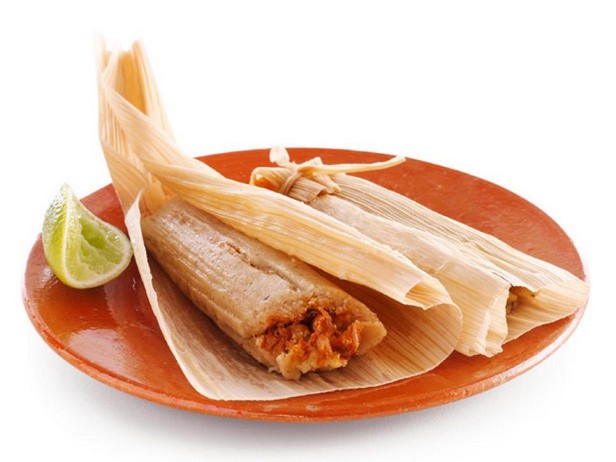 Mexikanische Tamales mit Schweinefleisch