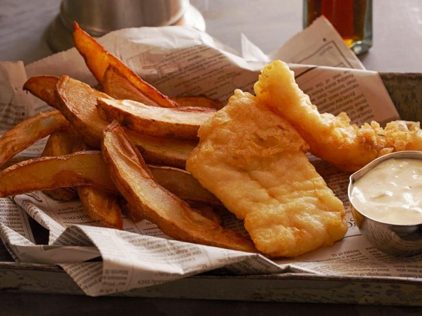 Britisches Gericht Fish and Chips