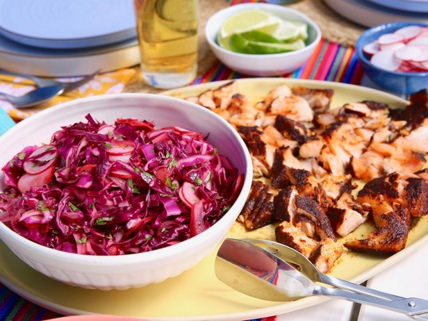 Gebackene Lachstacos