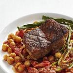 Spanisches Schweinefleisch mit Kichererbsen