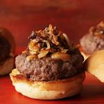 Scharfe Juicy Lucy Mini-Burger