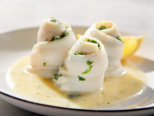 Zubereitung - Flunderröllchen mit Spinat