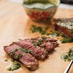 Steak mit Chimichurri-Sauce