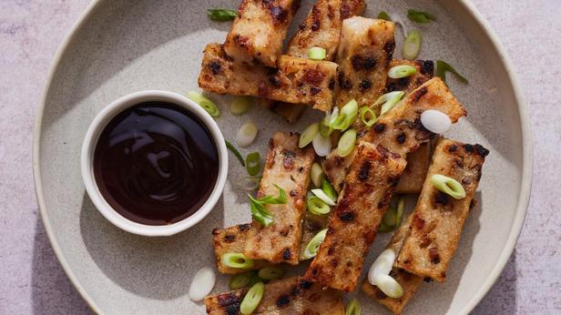 Come preparare - Lo-bak-go: Torta di rape (daikon) al vapore