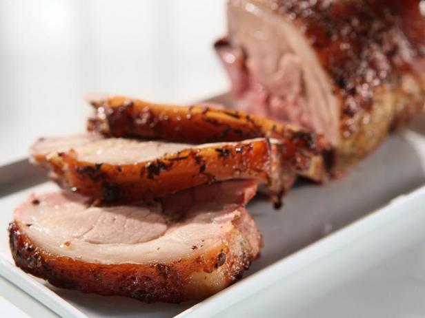 Zubereitung - Gebratenes Schweinefleisch mit Knoblauch und Senf