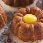 Mini-Pistazien-Cupcakes mit Zitronencremefüllung