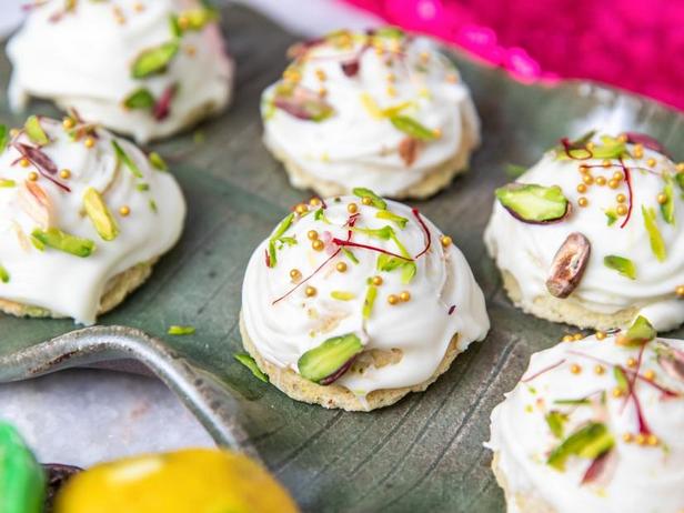 Rezept für Pistazien-, Kardamom- und Safran-Kekse