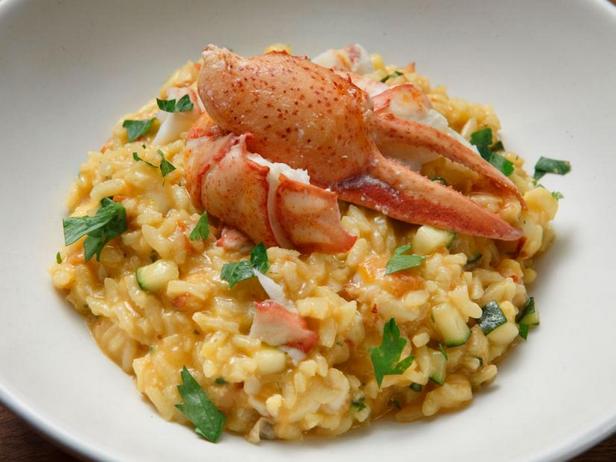 Zubereitung - Hummerrisotto mit Safran, Kirschtomaten und Zucchini