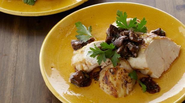 Nasıl Yapılır - Sirkeli Soslu Izgara Tavuk Göğsü ve Şitake Mantarı
