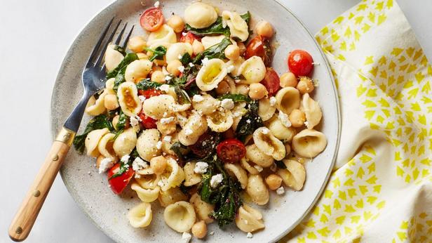 Zubereitung - Orecchiette-Nudeln mit Kräutern, Kichererbsen und Ricotta