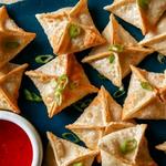 Krabben-Rangoons aus der Heißluftfritteuse