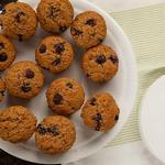 Blaubeer-Kleie-Muffins