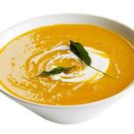 شوربة اليقطين مع المريمية