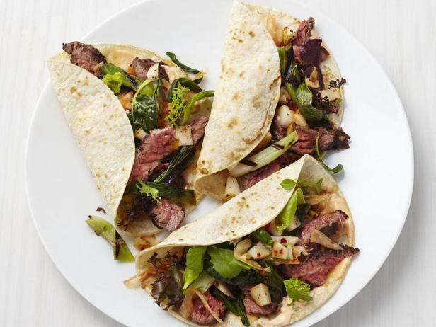 Zubereitung - Steak-Tacos mit Kimchi und scharfer Mayonnaise