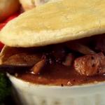 Steak- und Pilzpastete