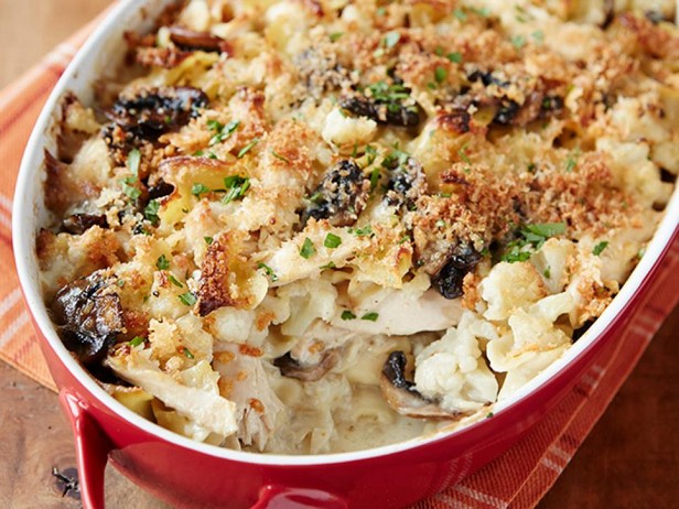 Tetrazzini mit Hähnchen und Blumenkohl