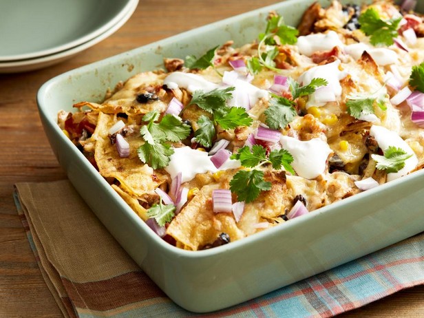 Hähnchen-Tortilla-Auflauf