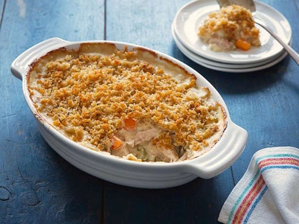 Hühnerauflauf mit Kartoffelkruste
